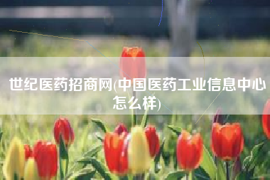 世纪医药招商网，中国医药产业信息中心怎样？